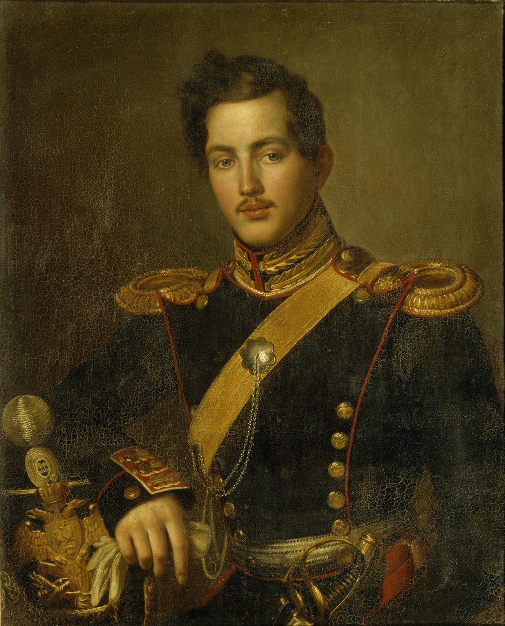 Vasily Vasilyevich Zagryazhsky'nin portresi, 1840'lar by Unbekannt