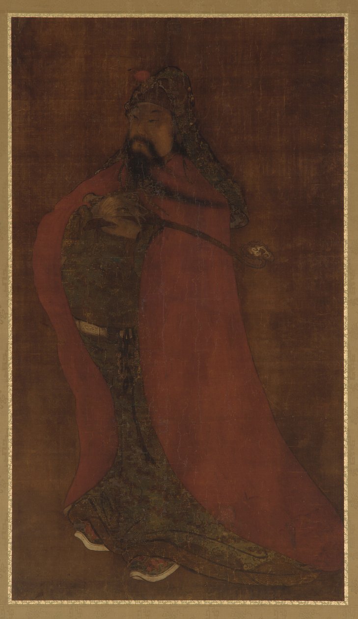 Bir Han imparatorunun portresi, 1279-1368. by Unbekannt