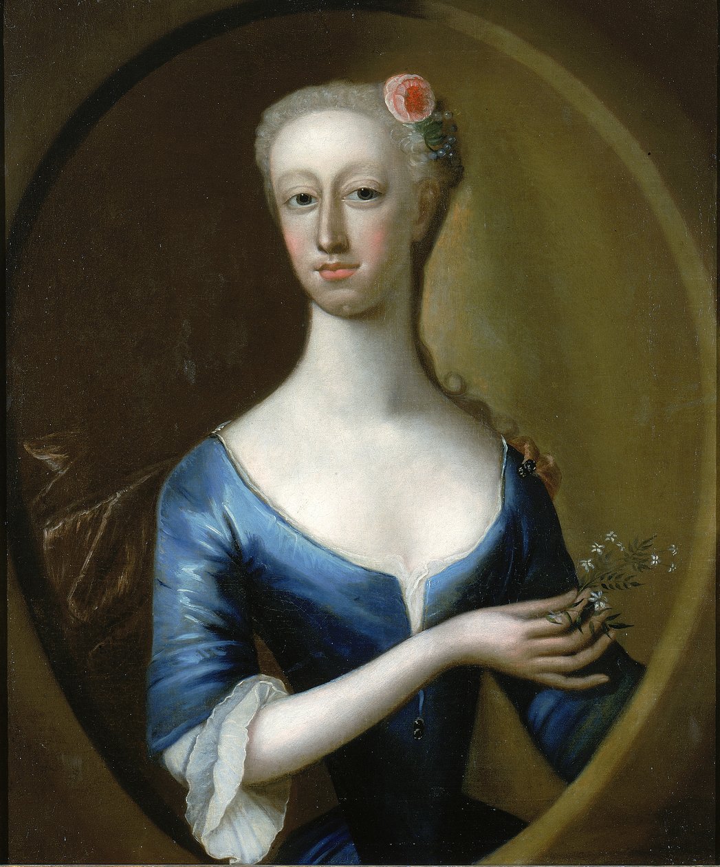 Bir Hanımefendinin Portresi, ca. 1740. by Unbekannt