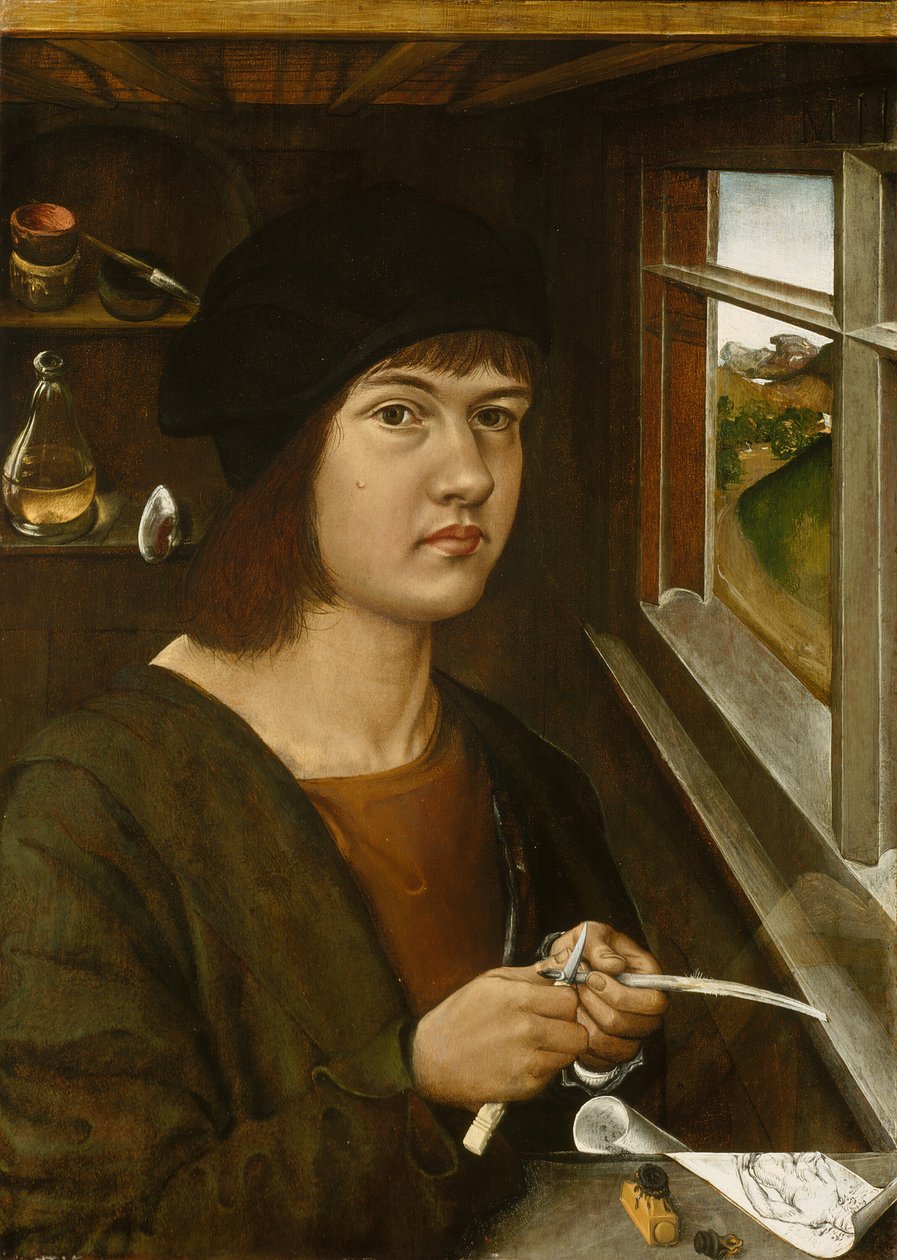 Genç Bir Sanatçının Portresi, c. 1500. by Unbekannt