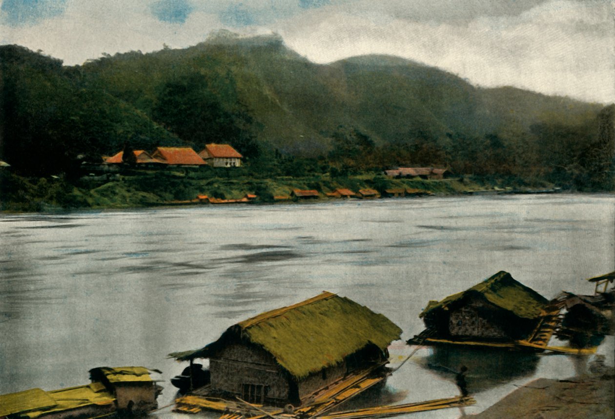 Trai-Hut Post, Tepedeki Ev, 1900. by Unbekannt