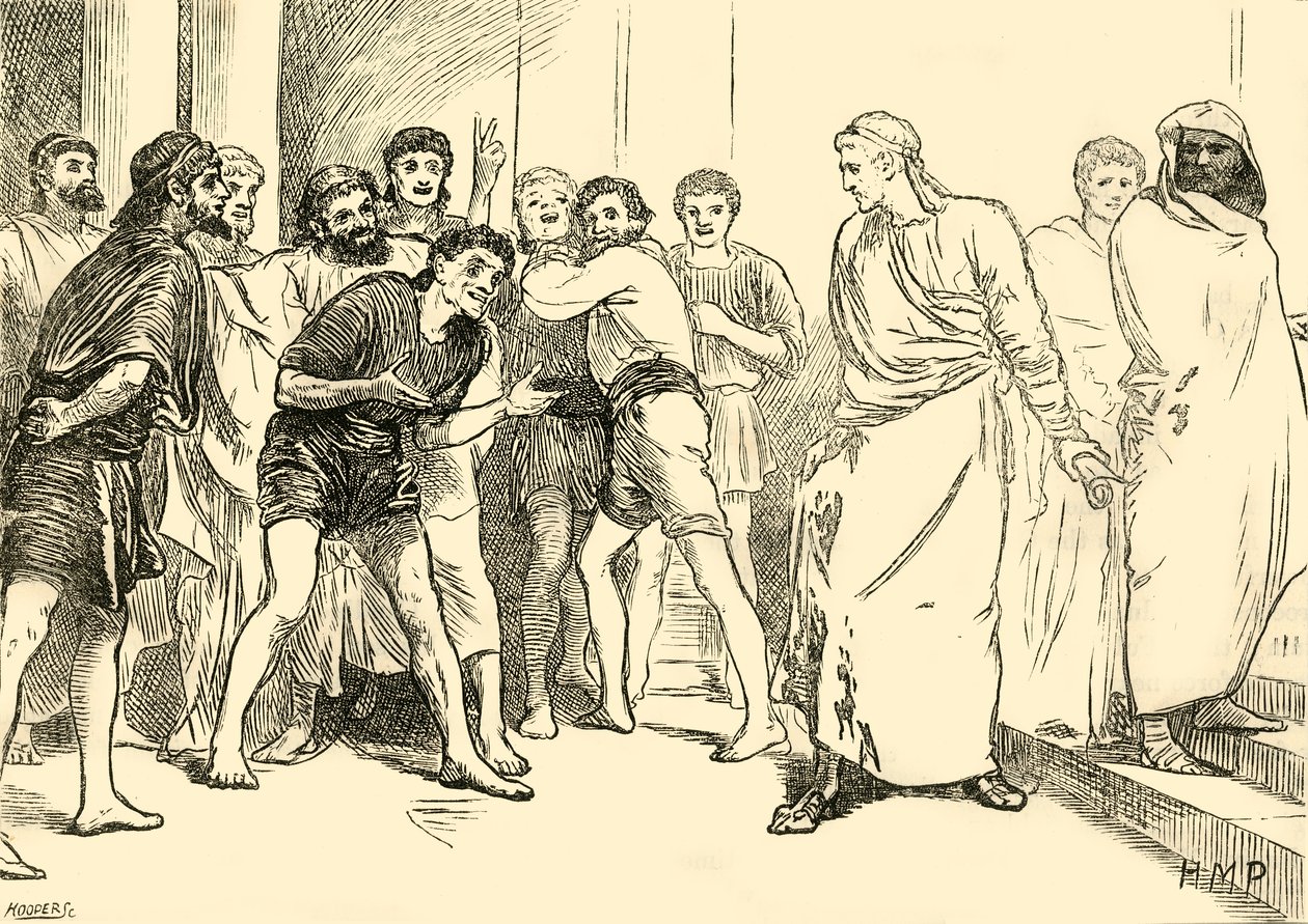 Posthumius, Tarentum'daki Tiyatroda, 1890. by Unbekannt