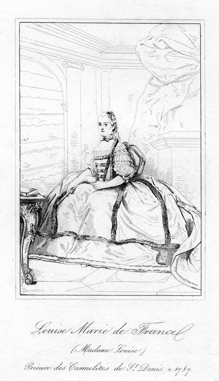 Fransa Prensesi Louise-Marie by Unbekannt