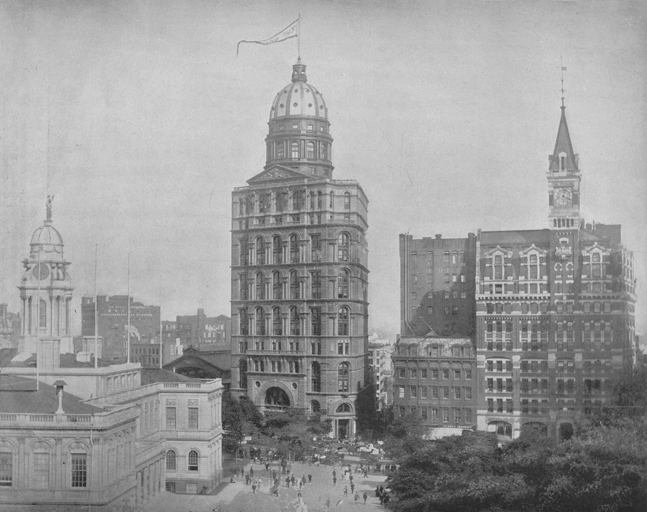 Matbaa Meydanı, New York, c1897. by Unbekannt