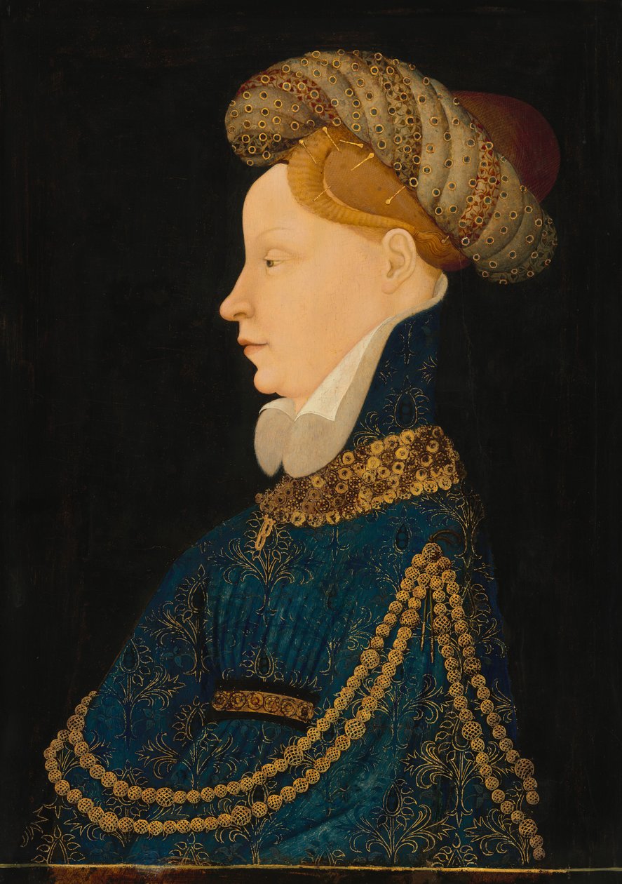 Bir Hanımefendinin Profil Portresi, c. 1410. by Unbekannt