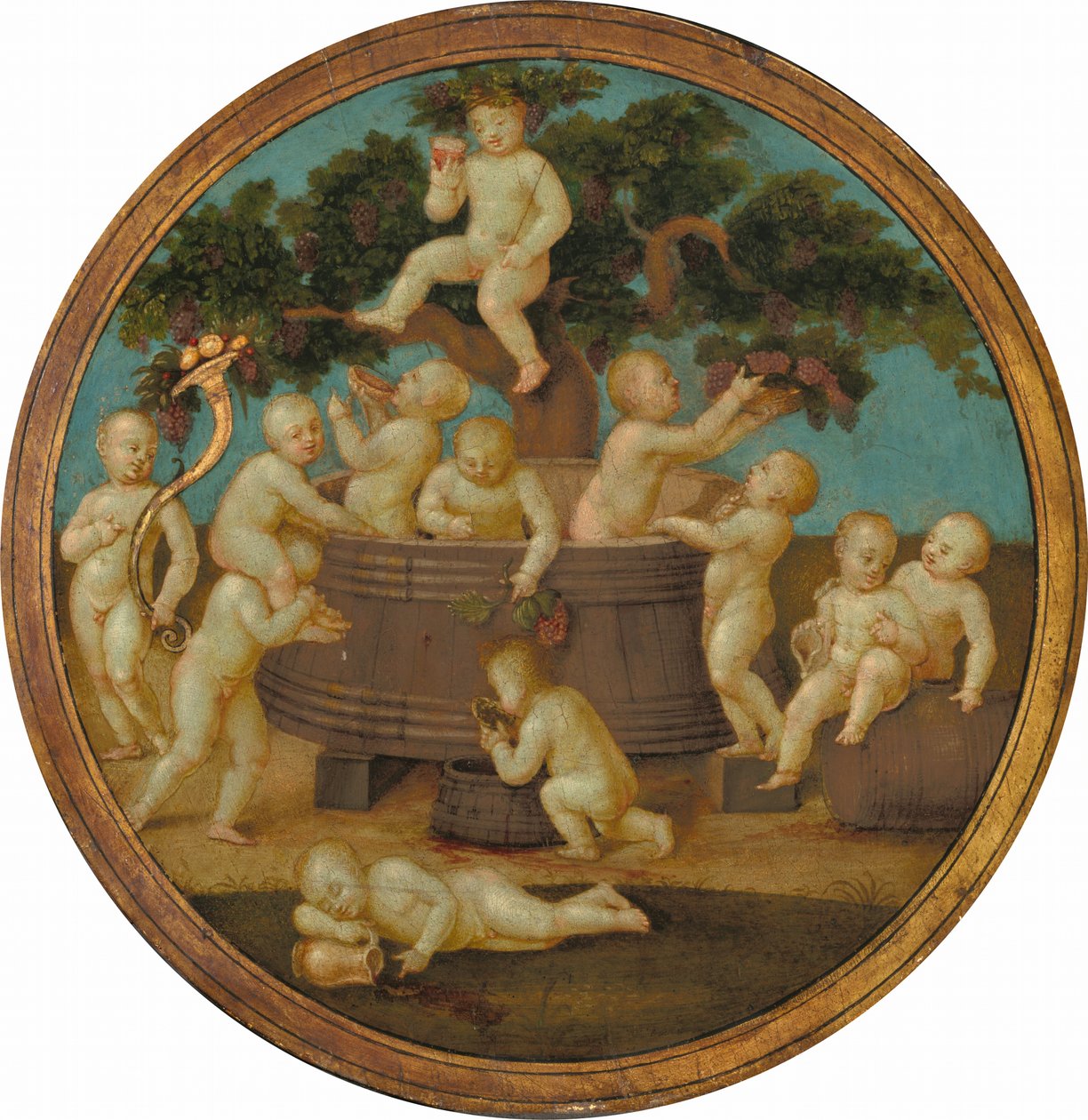 Şarap Presli Putti, c. 1500. by Unbekannt