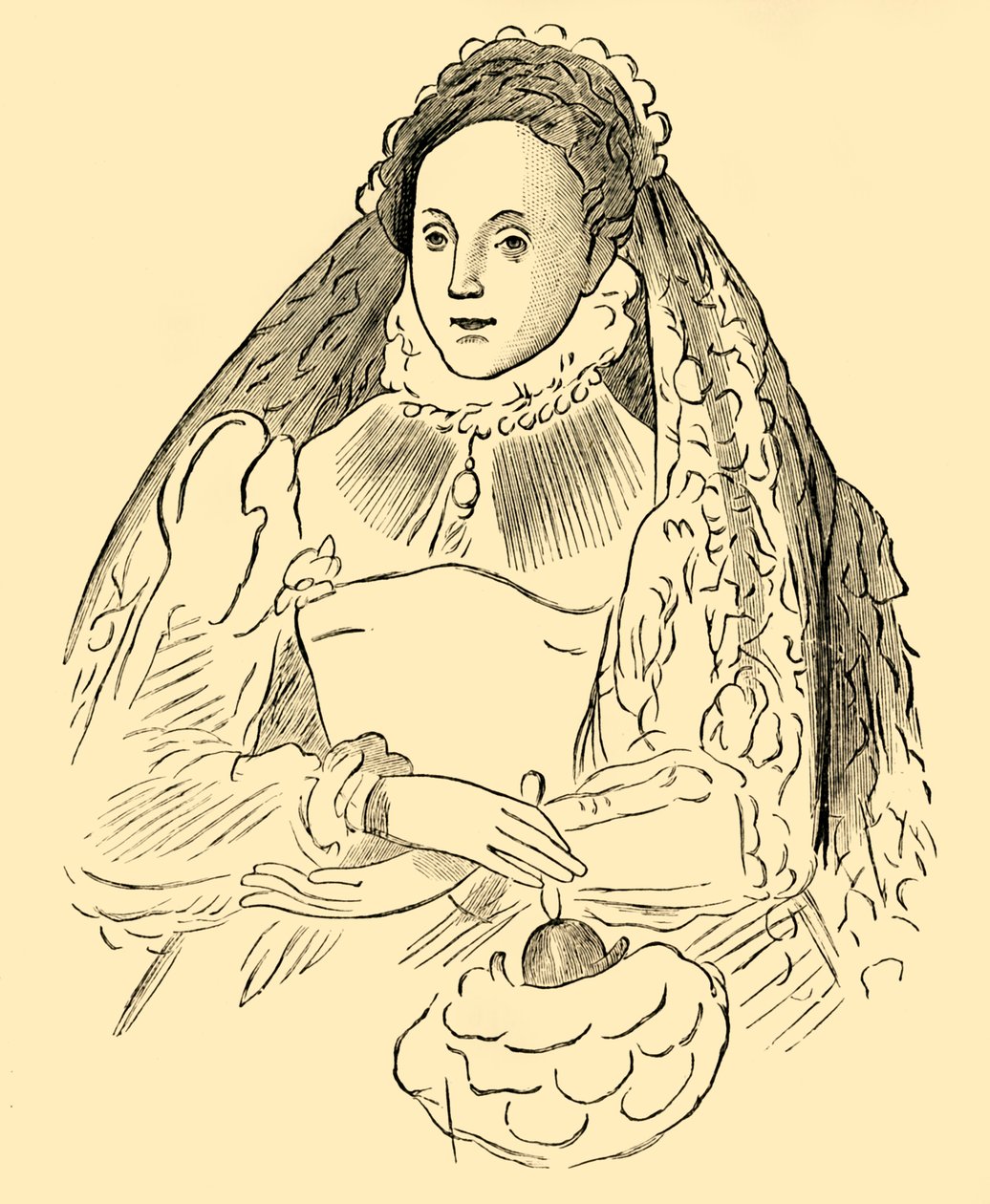 Kraliçe Elizabeth, 1881. by Unbekannt