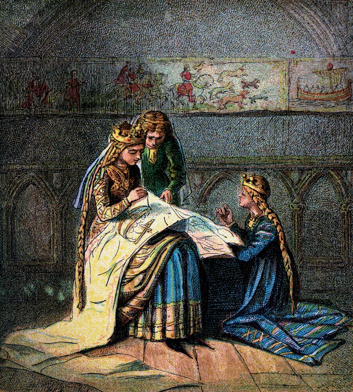 Kraliçe Matilda ve Gobleni, c1850 by Unbekannt