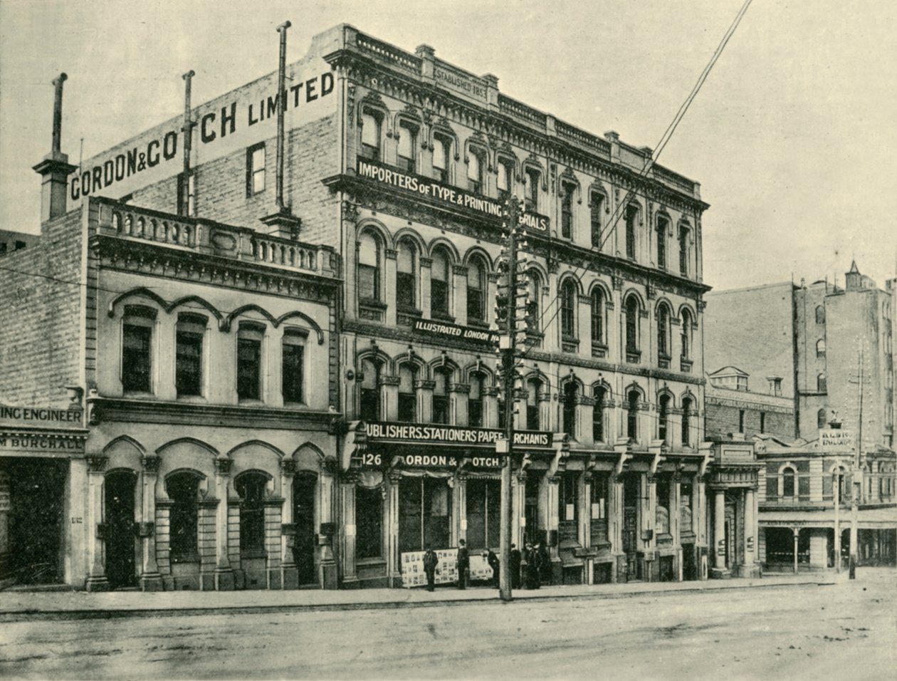 Kraliçe Caddesi, Melbourne, 1901. by Unbekannt