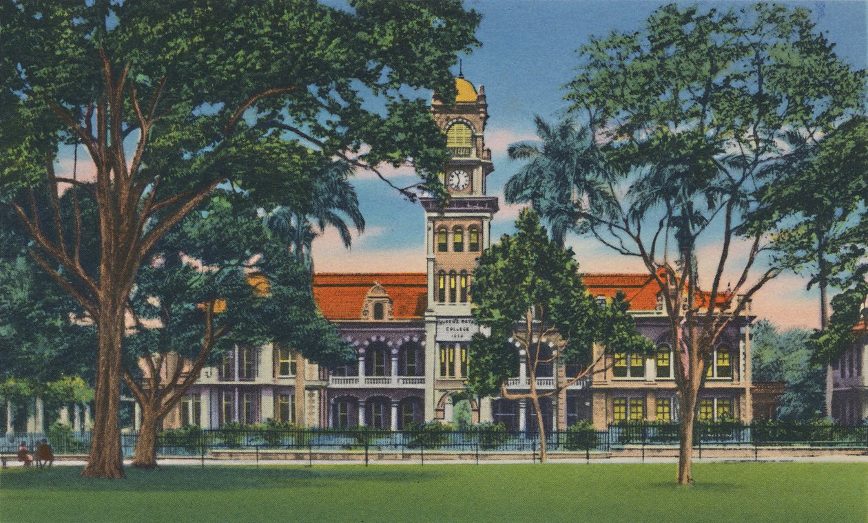 Queens Kraliyet Koleji, Trinidad, B.W.I., c1940s. by Unbekannt
