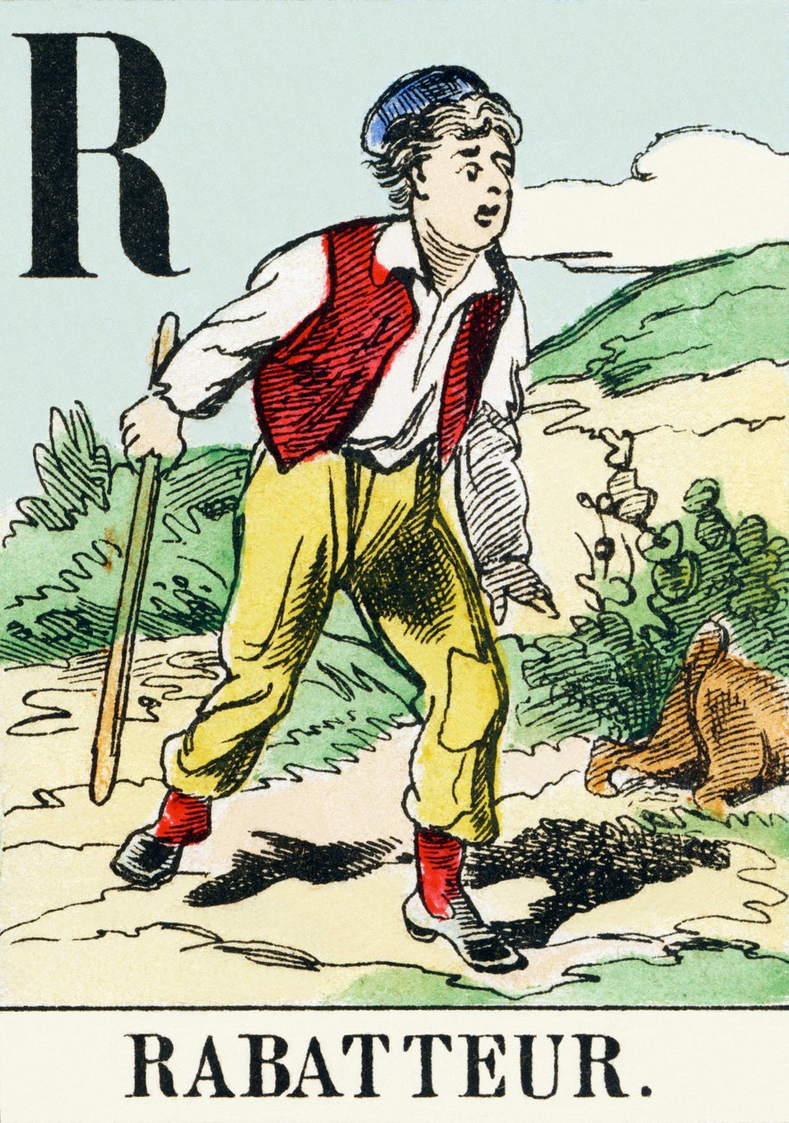 R : Rabatteur - Av Alfabesi, c.1890 (gravür) by Unbekannt