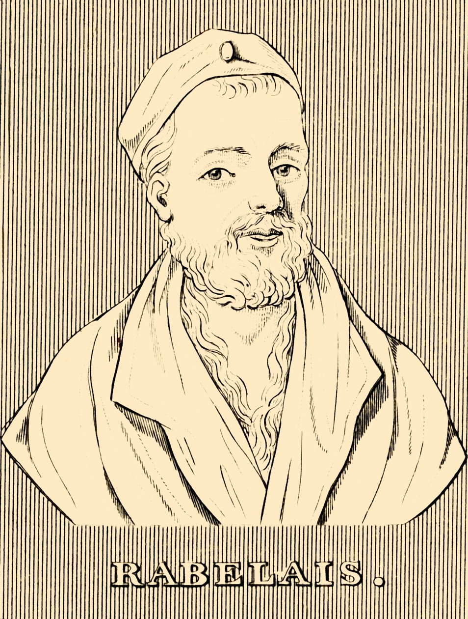 Rabelais, c1483-1553, 1830. by Unbekannt