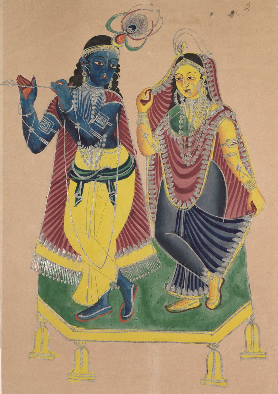 Radha ve Krishna, 1800