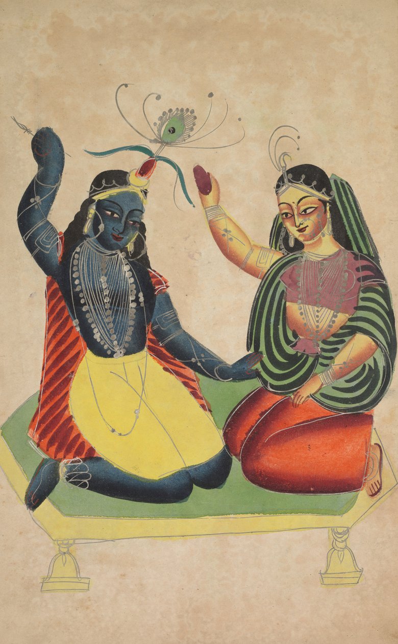 Radha ve Krishna, 1800