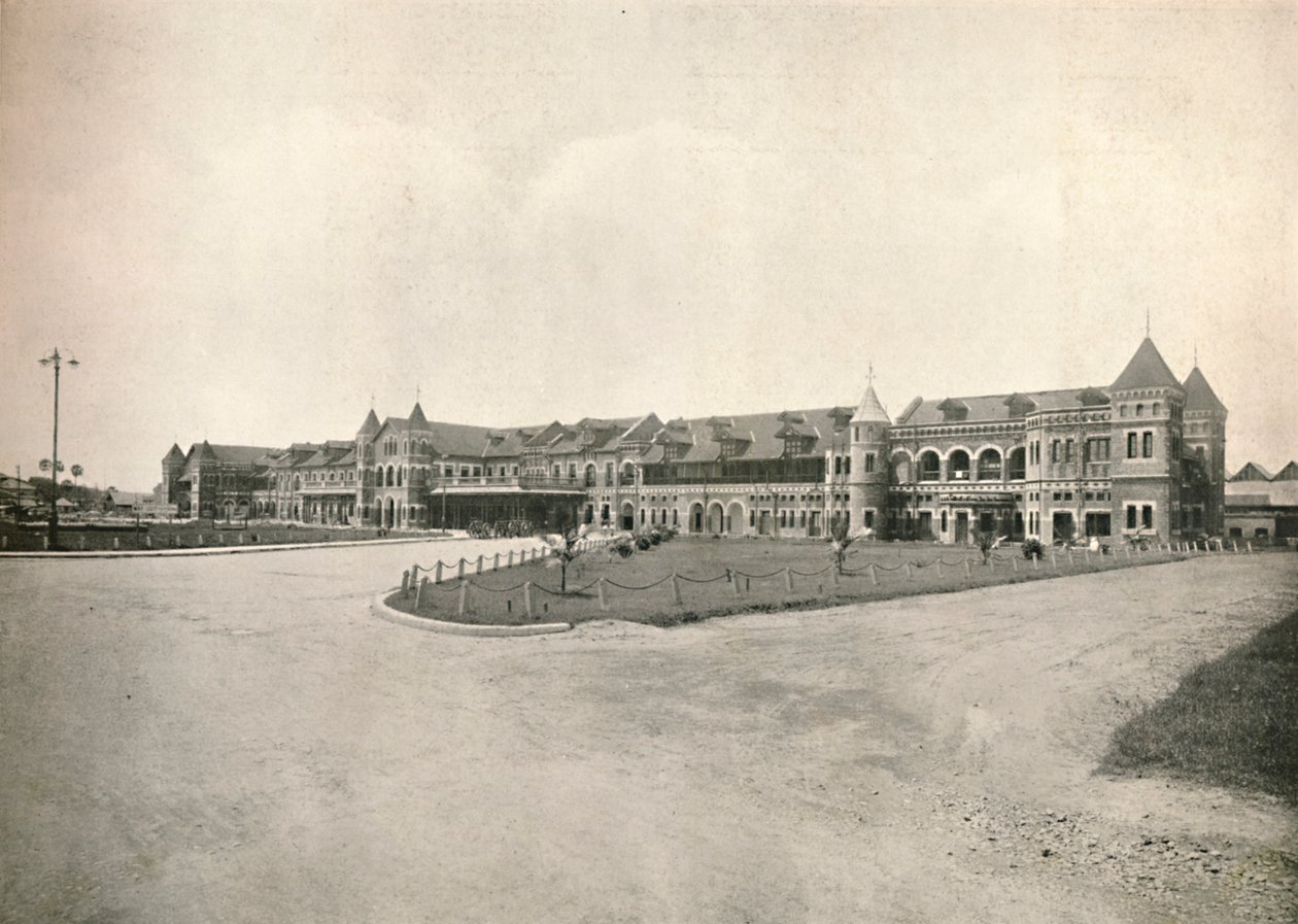 Rangoon Tren İstasyonu, 1900. by Unbekannt