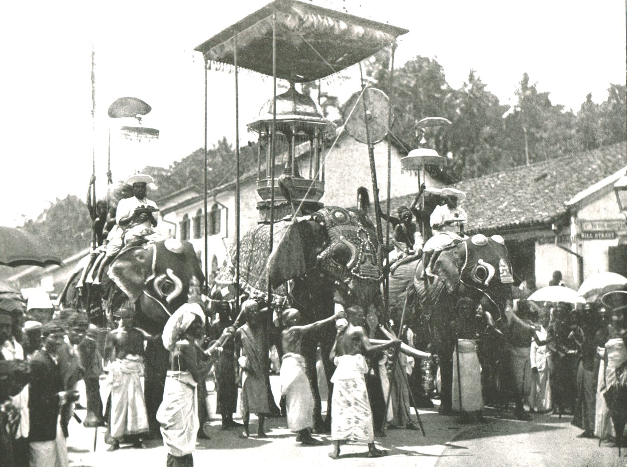 Dini alayı, Kolombo, Seylan, 1895. by Unbekannt