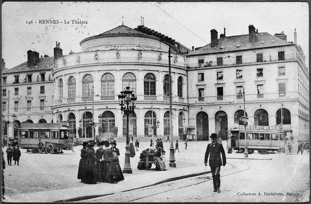 Rennes. Tiyatro, 1900