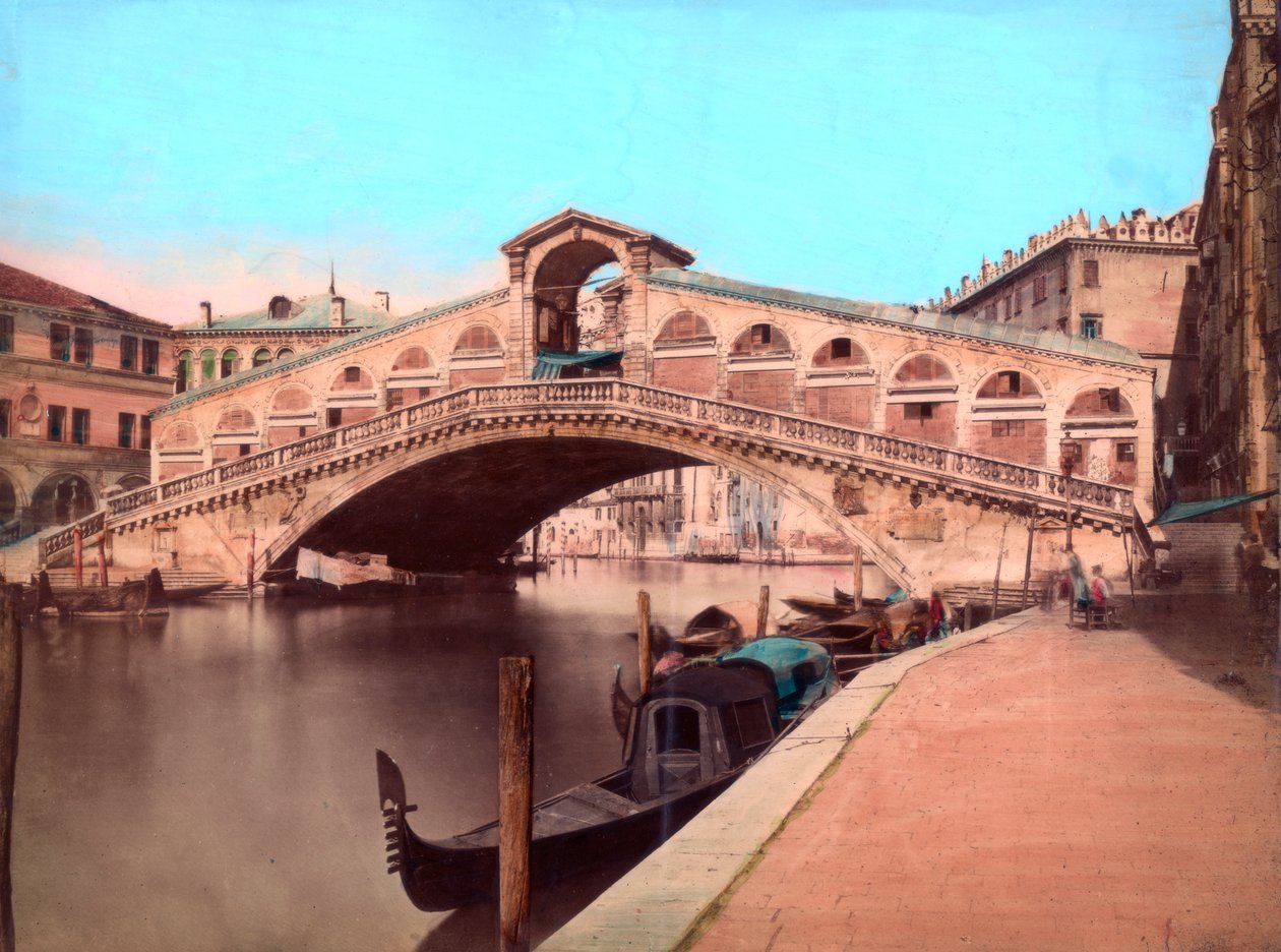 Rialto Köprüsü, Venedik by Unbekannt