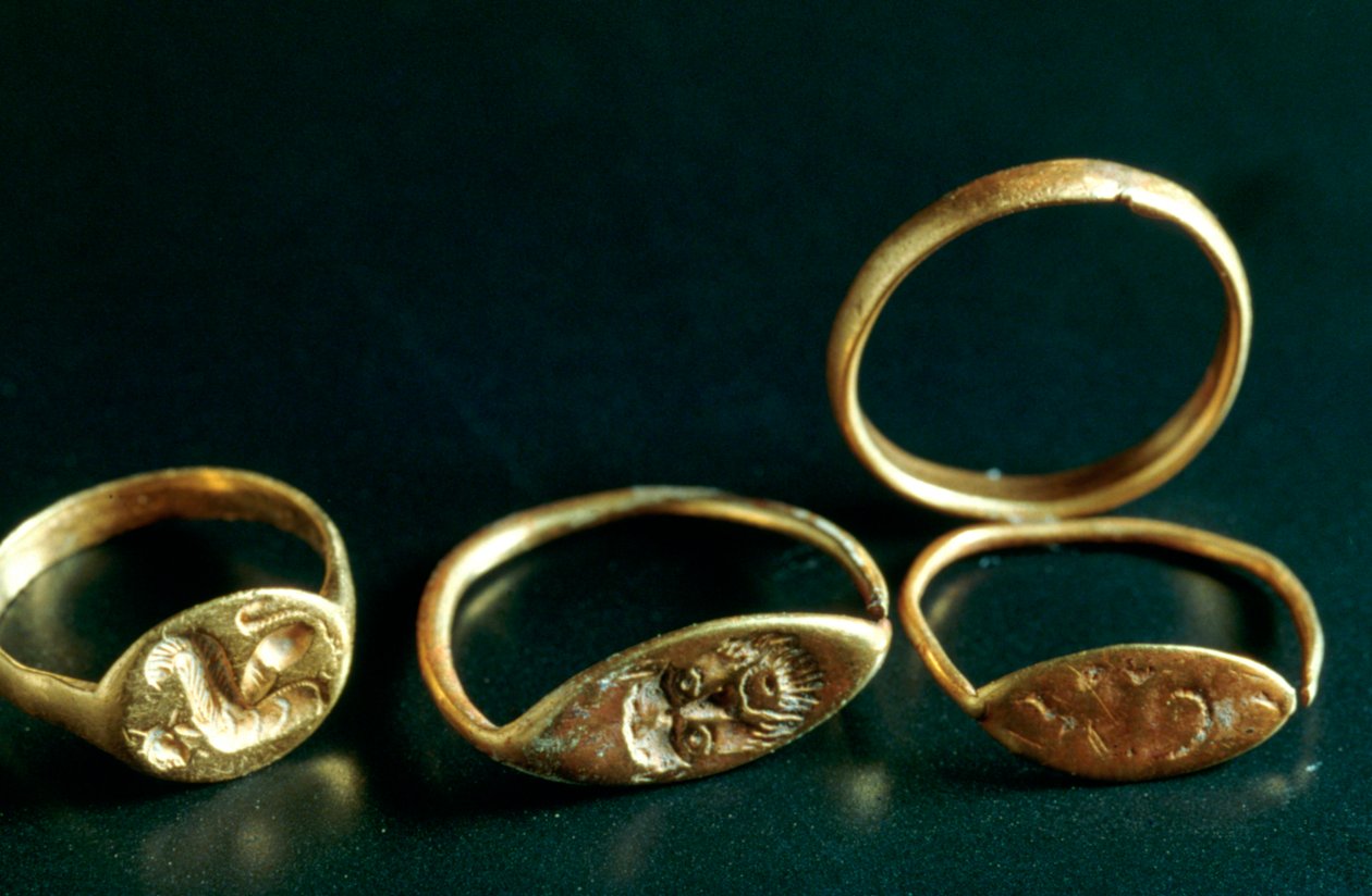 Yüzükler, Mücevherat, Tunus, c3rd-4th Century by Unbekannt