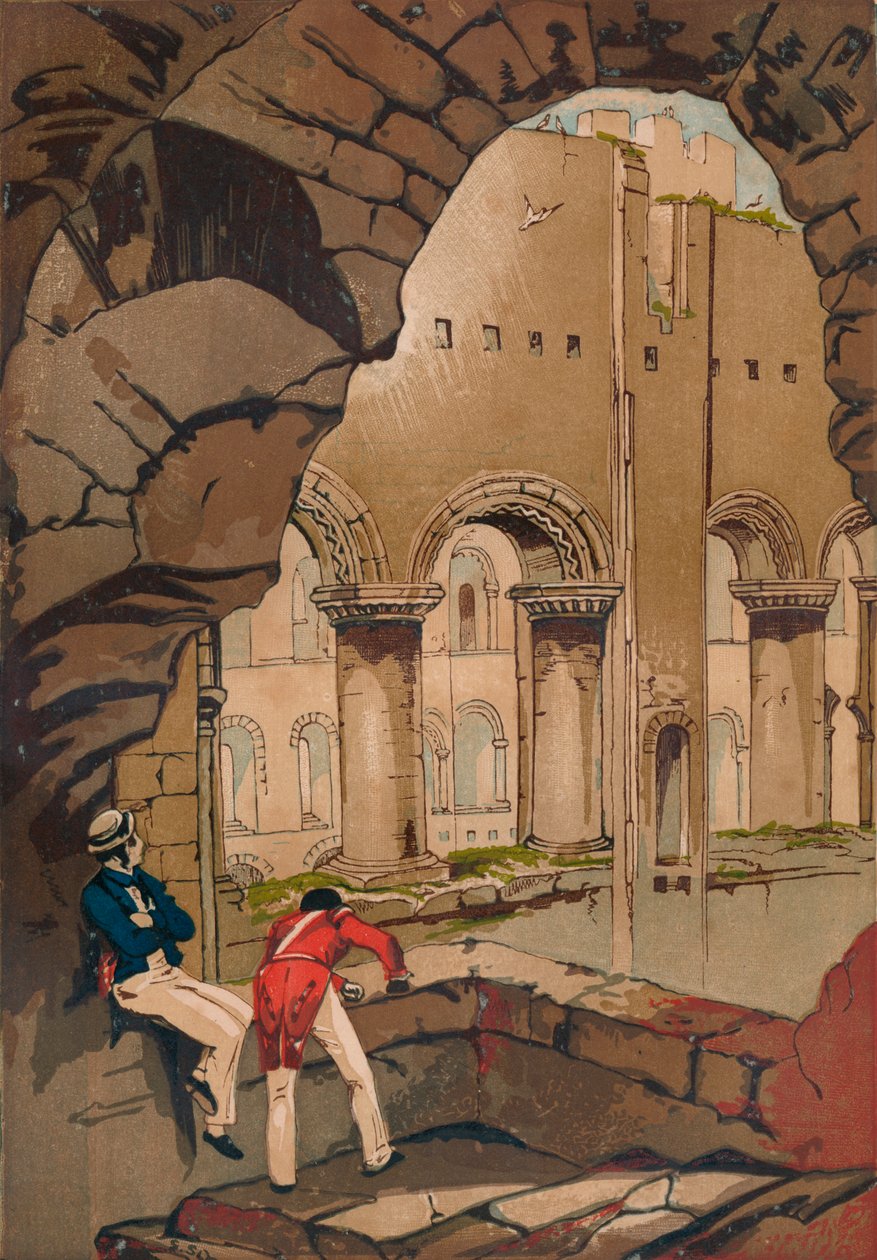 Rochester Kalesi. - İç, c1845, 1864 by Unbekannt