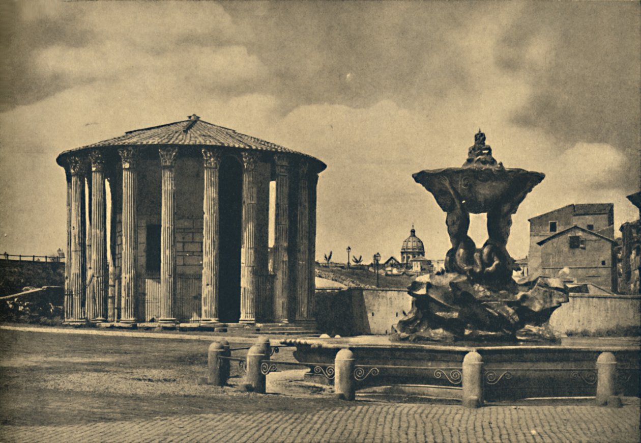 Roma - Piazza Bocca della Verita, 1910. by Unbekannt