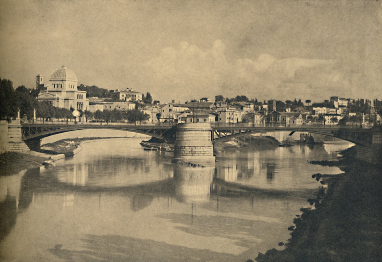 Roma - Ponte Garibaldi, 1910. by Unbekannt