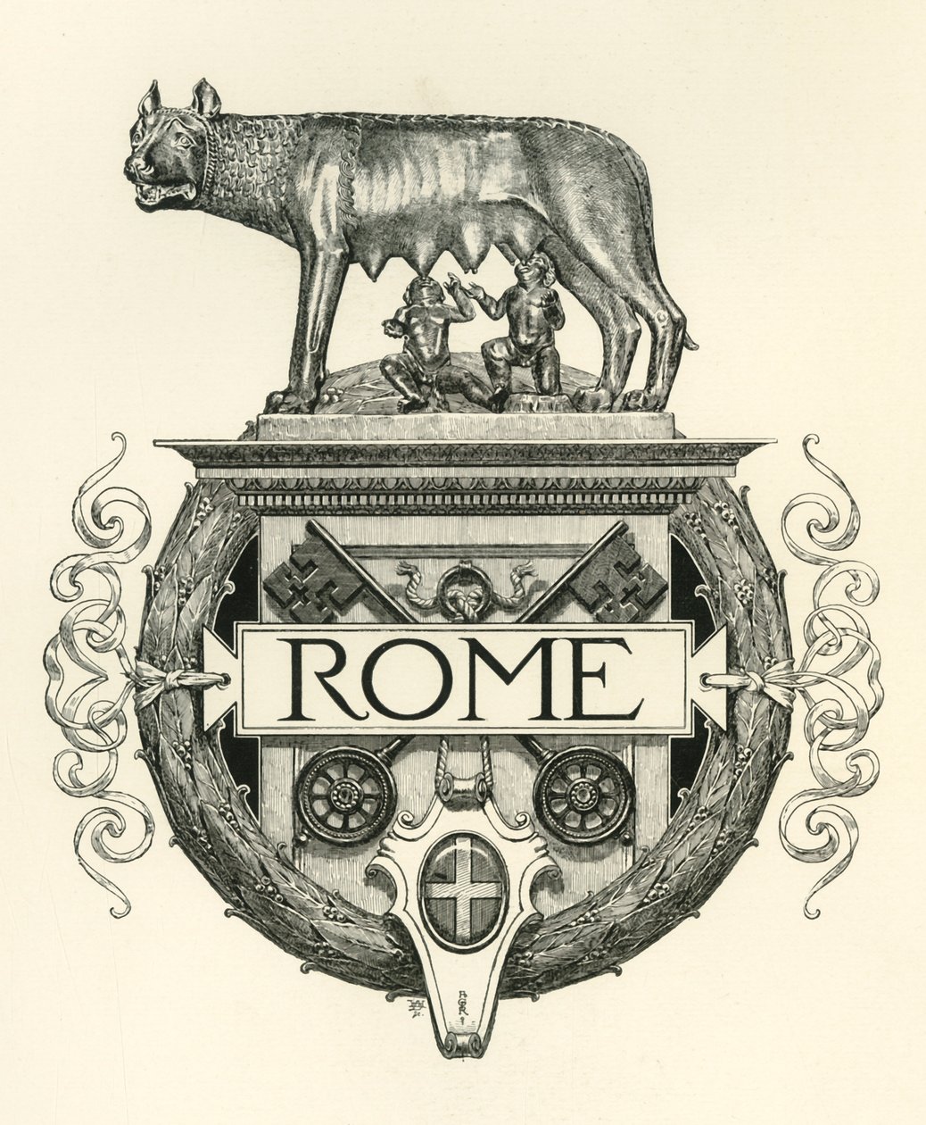Roma, 19. yüzyılın sonu - 20. yüzyılın başı. by Unbekannt