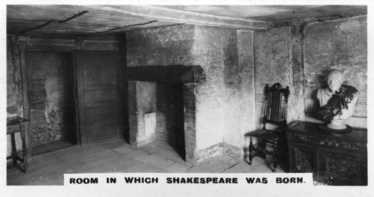 Shakespeare'in doğduğu oda, 1920'ler by Unbekannt