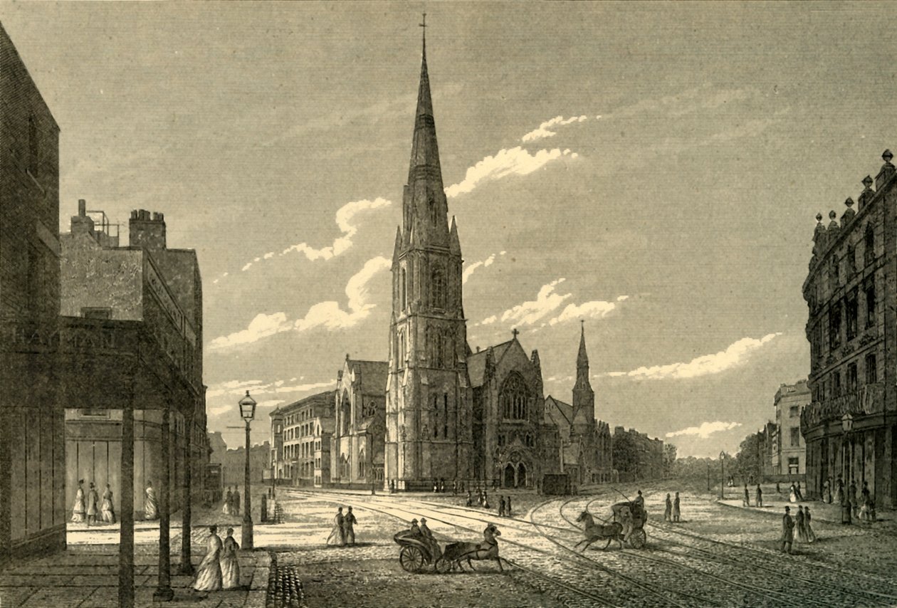 Rowland Hills Şapeli ve Okulları, Westminster Bridge Yolu, c1878. by Unbekannt