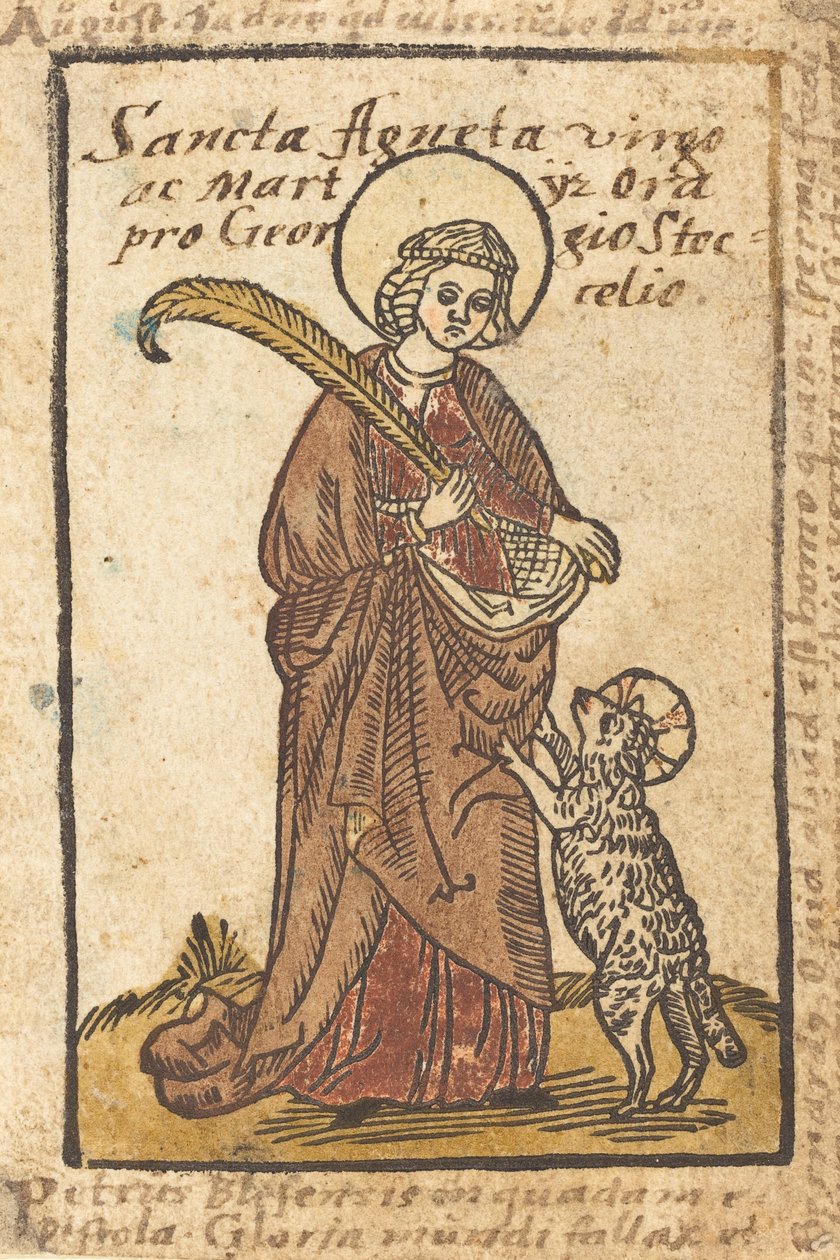 Aziz Agnes, c. 1490. by Unbekannt