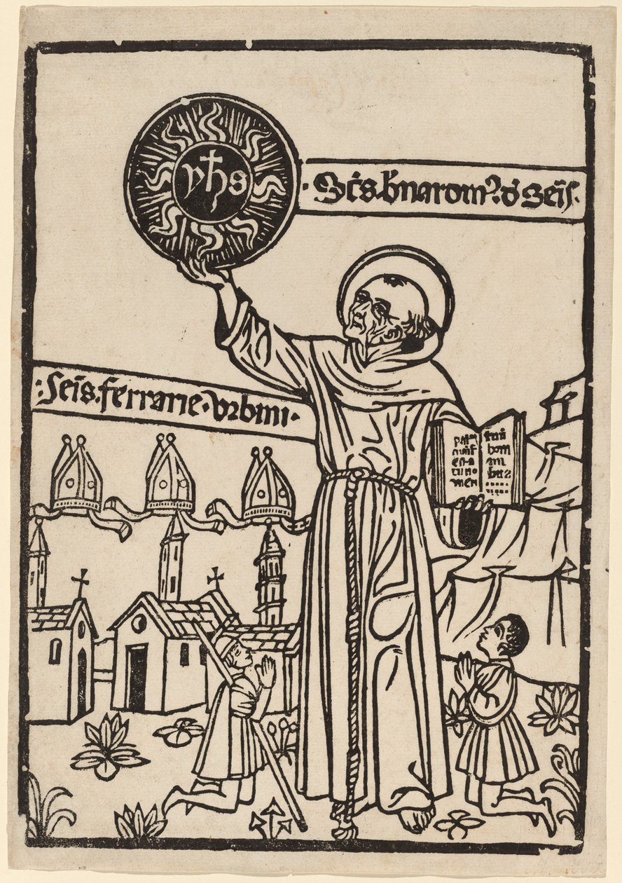 Sienalı Aziz Bernardino, 14701480. by Unbekannt