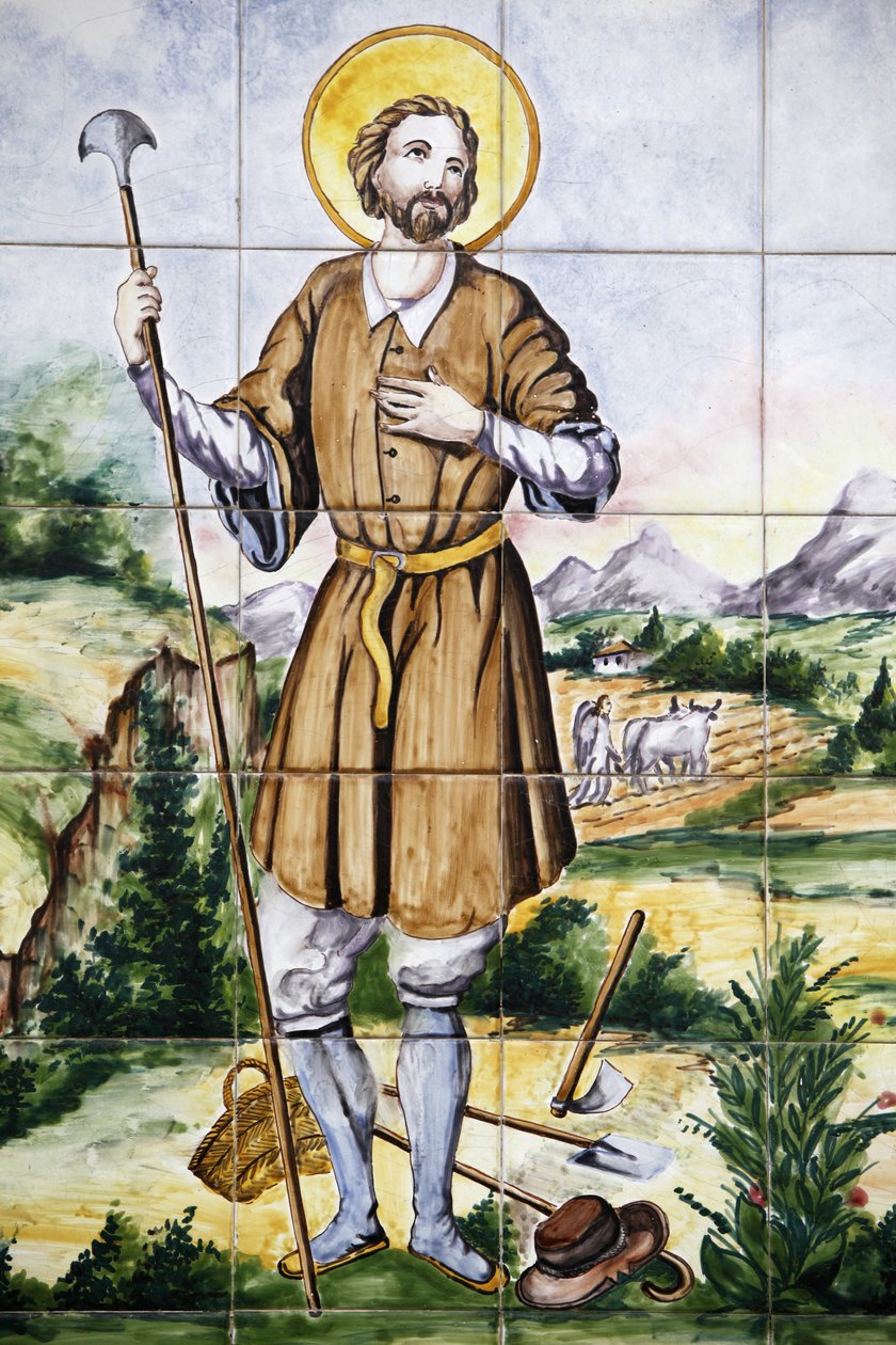 San Isidro mozaik paneli Granada İspanya by Unbekannt