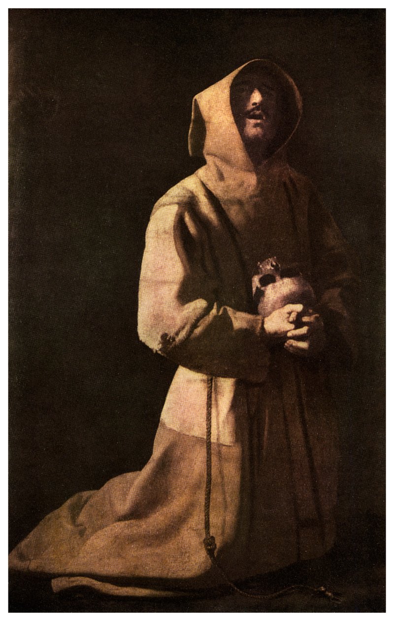 Kutsallık: Meditasyonda Aziz Francis, 1635-1639 1956 by Unbekannt