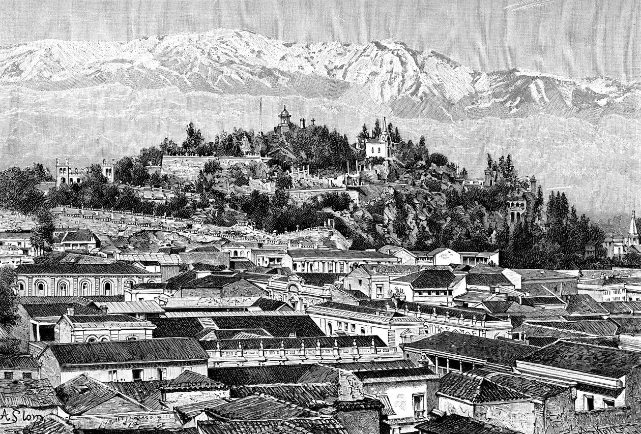 Santiago, Şili, 1895 by Unbekannt