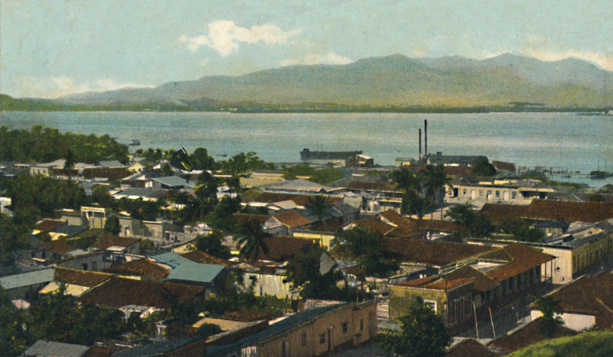 Santiago de Küba. Kısmi görünüm, c1910. by Unbekannt
