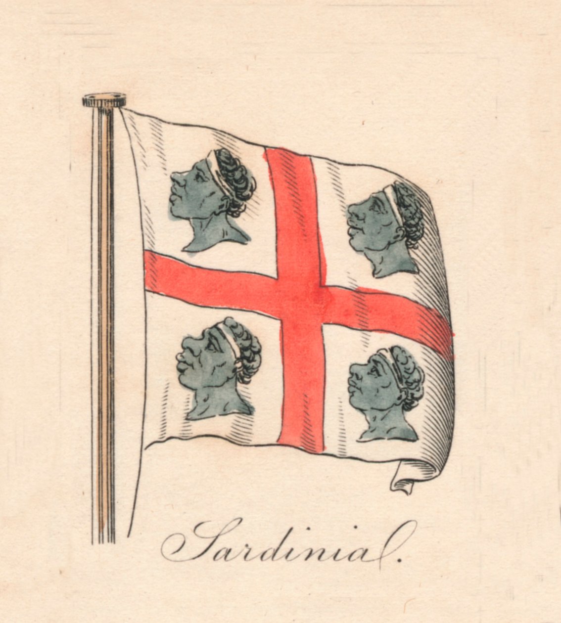Sardunya, 1838 by Unbekannt