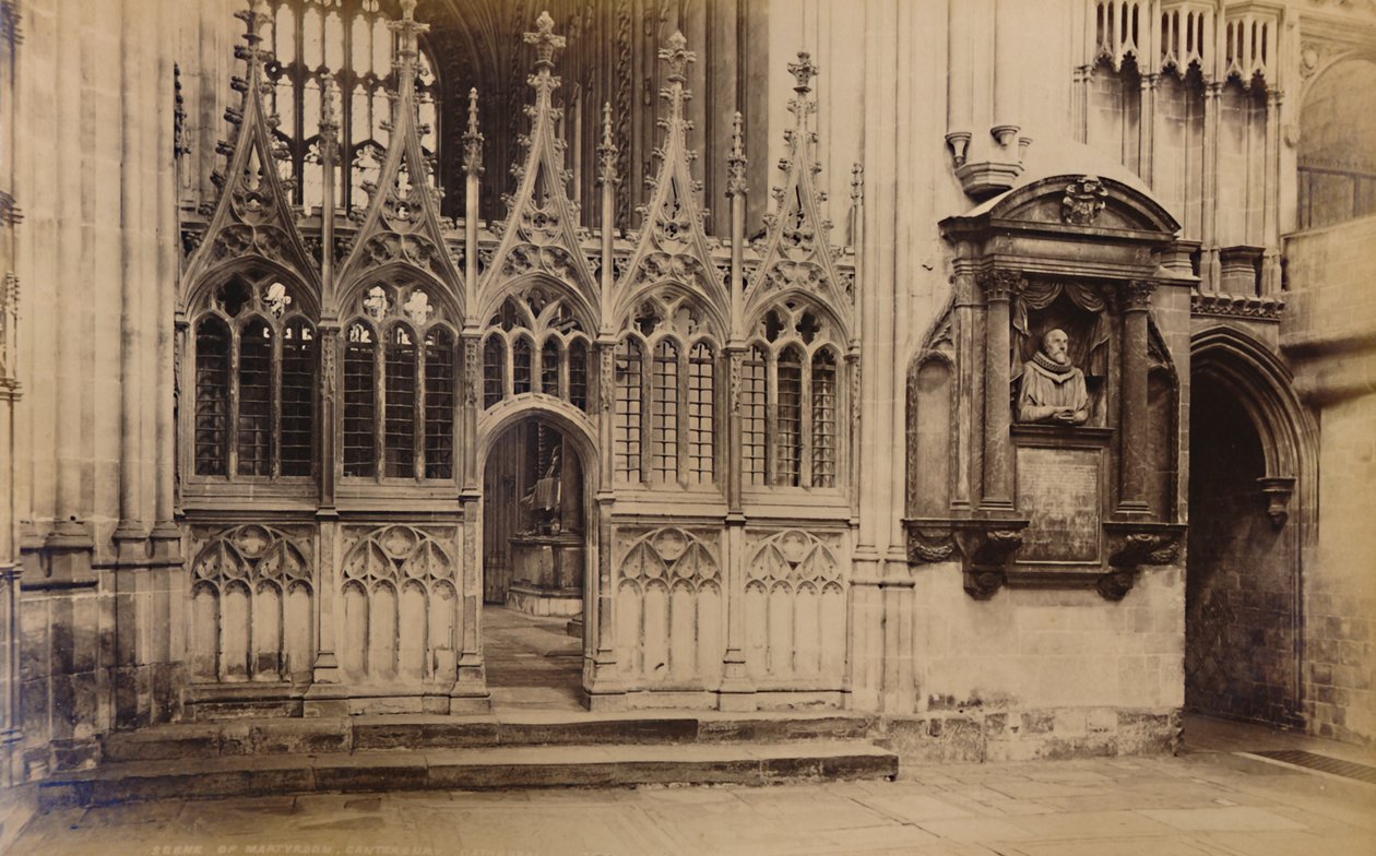 Şehitlik Sahnesi, Canterbury Katedrali, 1929. by Unbekannt