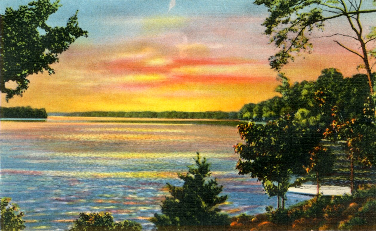 Charlotte, N.C., 1942 yakınlarındaki Catawba Gölü