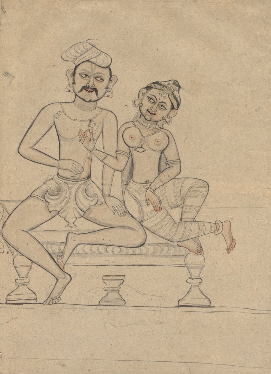 Oturan Çift, c. 1800. by Unbekannt