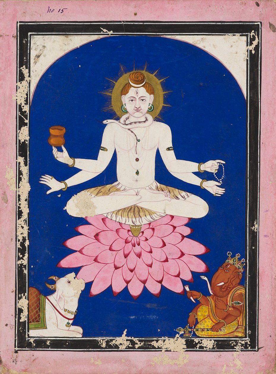 Bir yogin olarak Shiva, 19. yüzyıl by Unbekannt