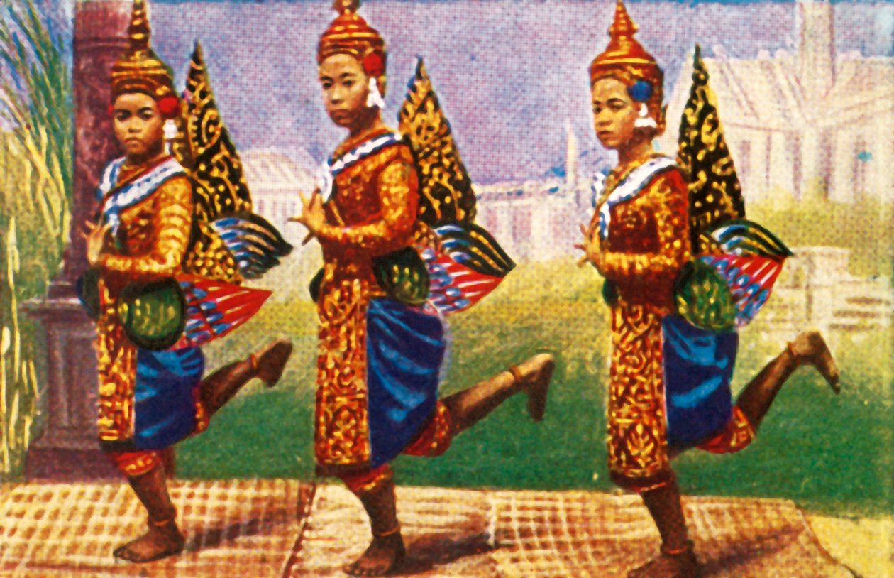 Siyam dansçıları, c1928. by Unbekannt