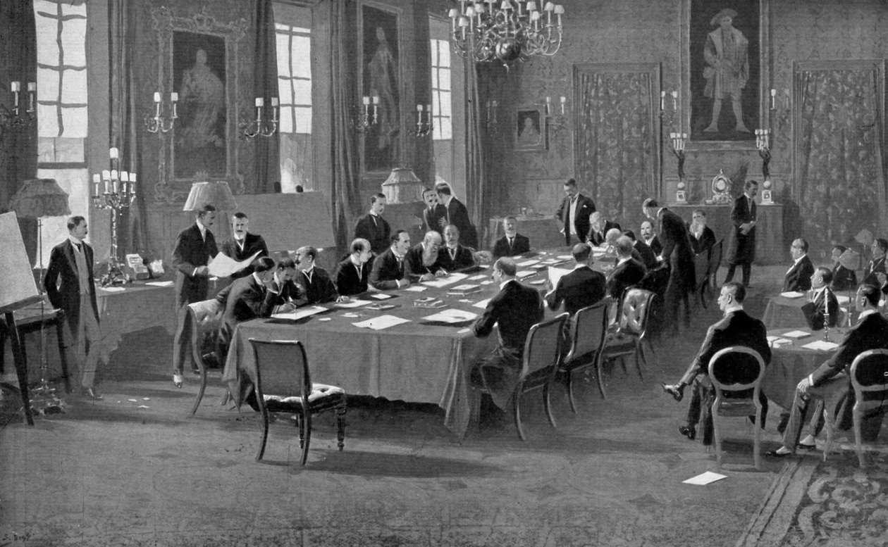 Londra antlaşmasının imzalanması, Mayıs 1913, c1920 by Unbekannt
