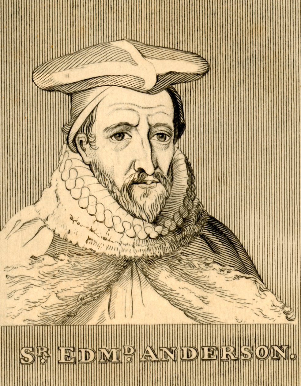 Sir Edmund Anderson, 1530-1605, 1830. by Unbekannt