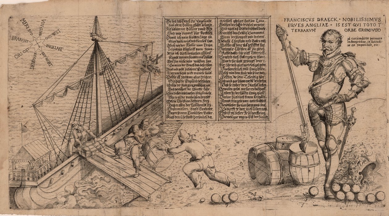 Sir Francis Drake, yaklaşık 1588. by Unbekannt