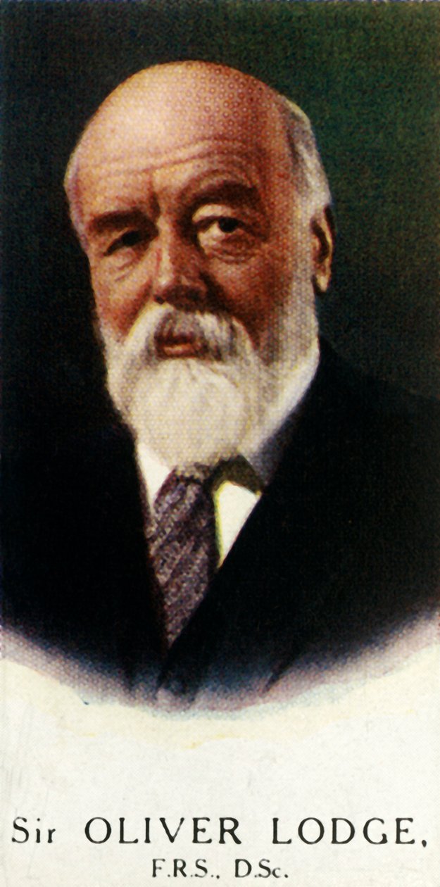 Sir Oliver Lodge, F.R.S., D.Sc., 1927. by Unbekannt