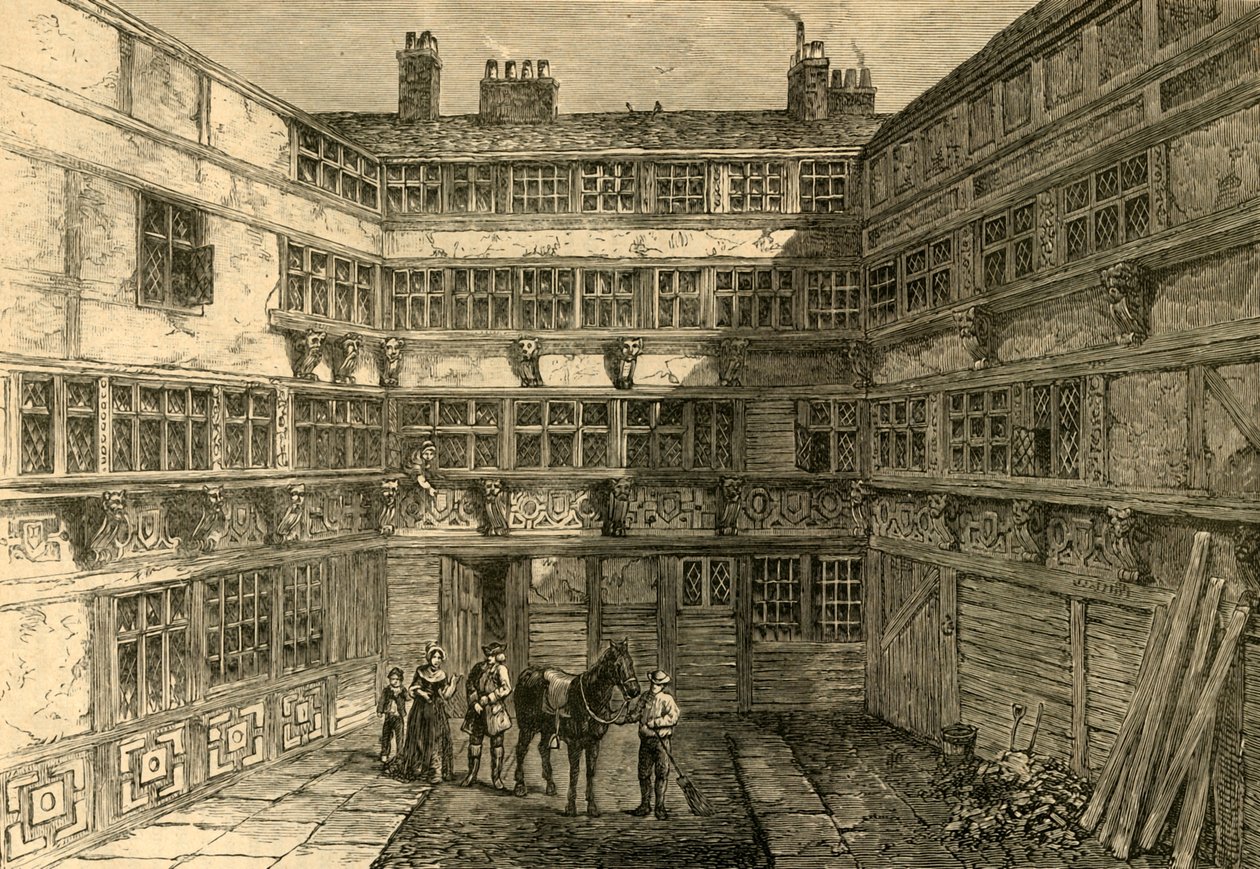 Sir R. Whittingtons House, Crutched Friars, 1803, 1897. by Unbekannt