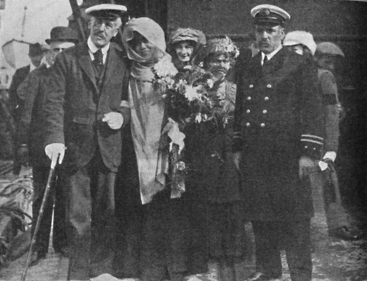 Sör Squire Bancroft ve Madam Sarah Bernhardt, c1925 by Unbekannt