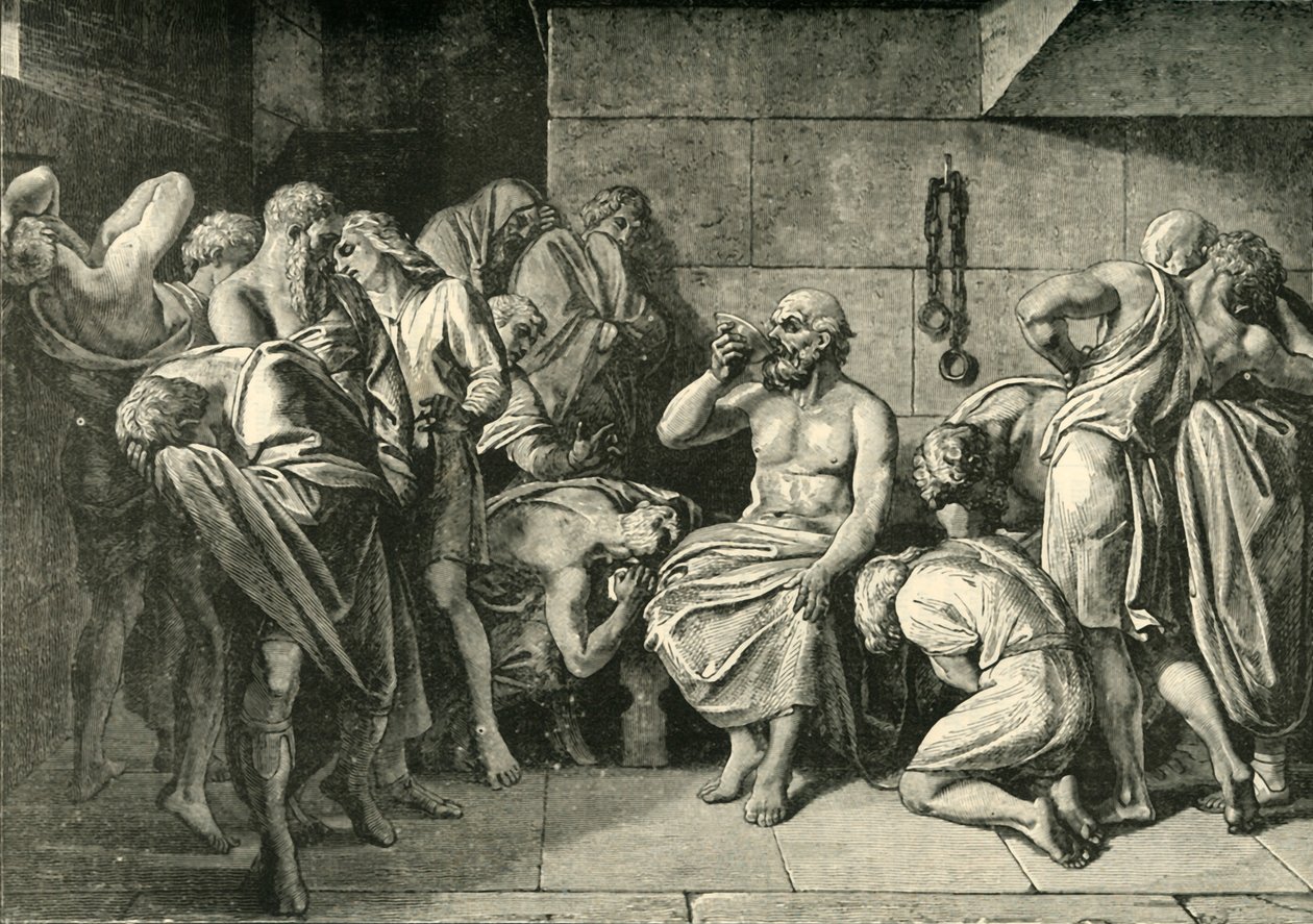 Baldıran İçen Sokrates, 1890. by Unbekannt