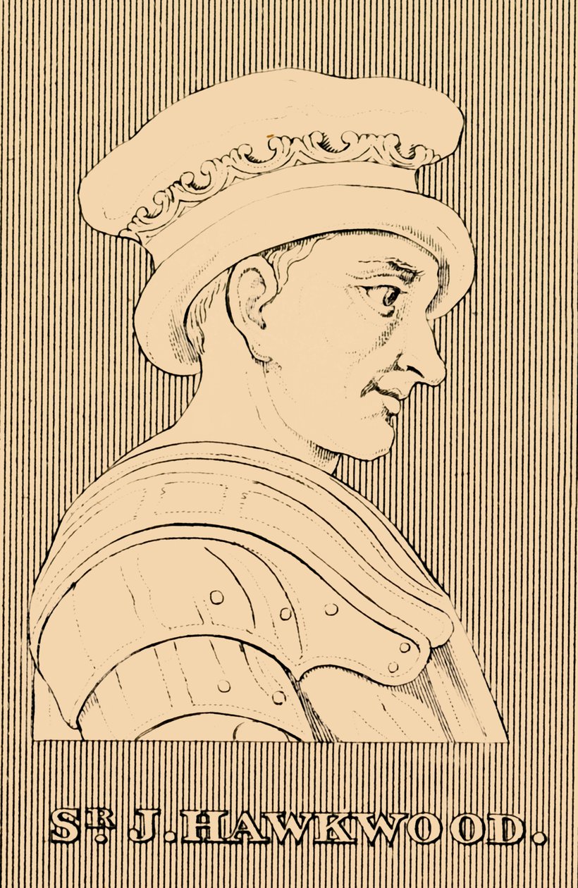 Sr. J, Hawkwood, c1323-1394, 1830. by Unbekannt