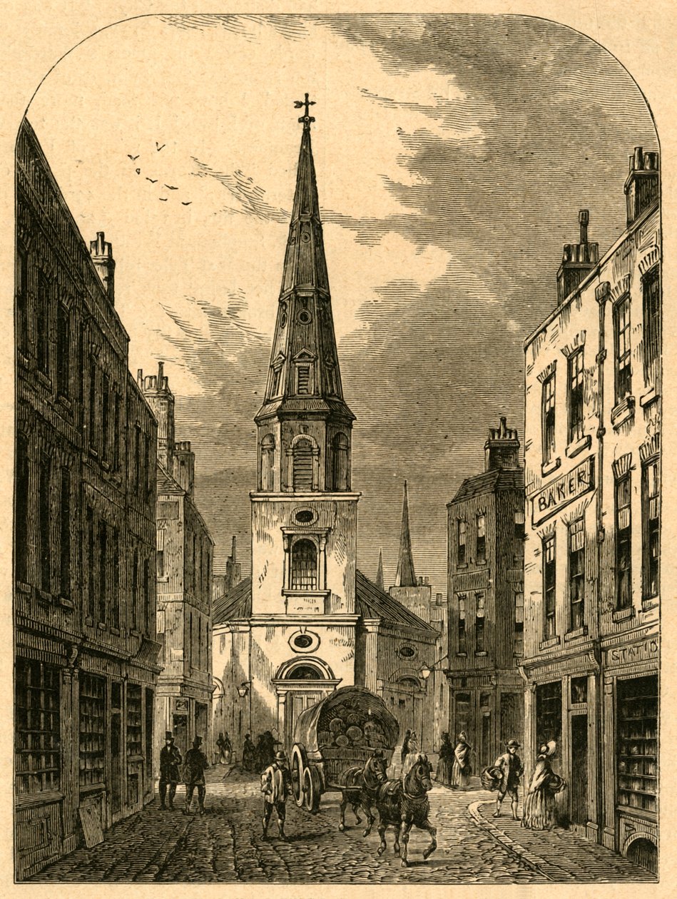 St. Antholins Kilisesi, Watling Caddesi 1868, 1897. by Unbekannt